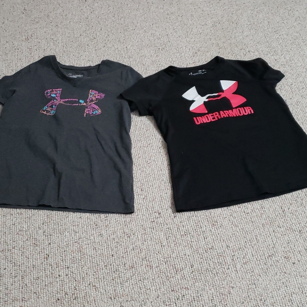 Girl's under armour tees
